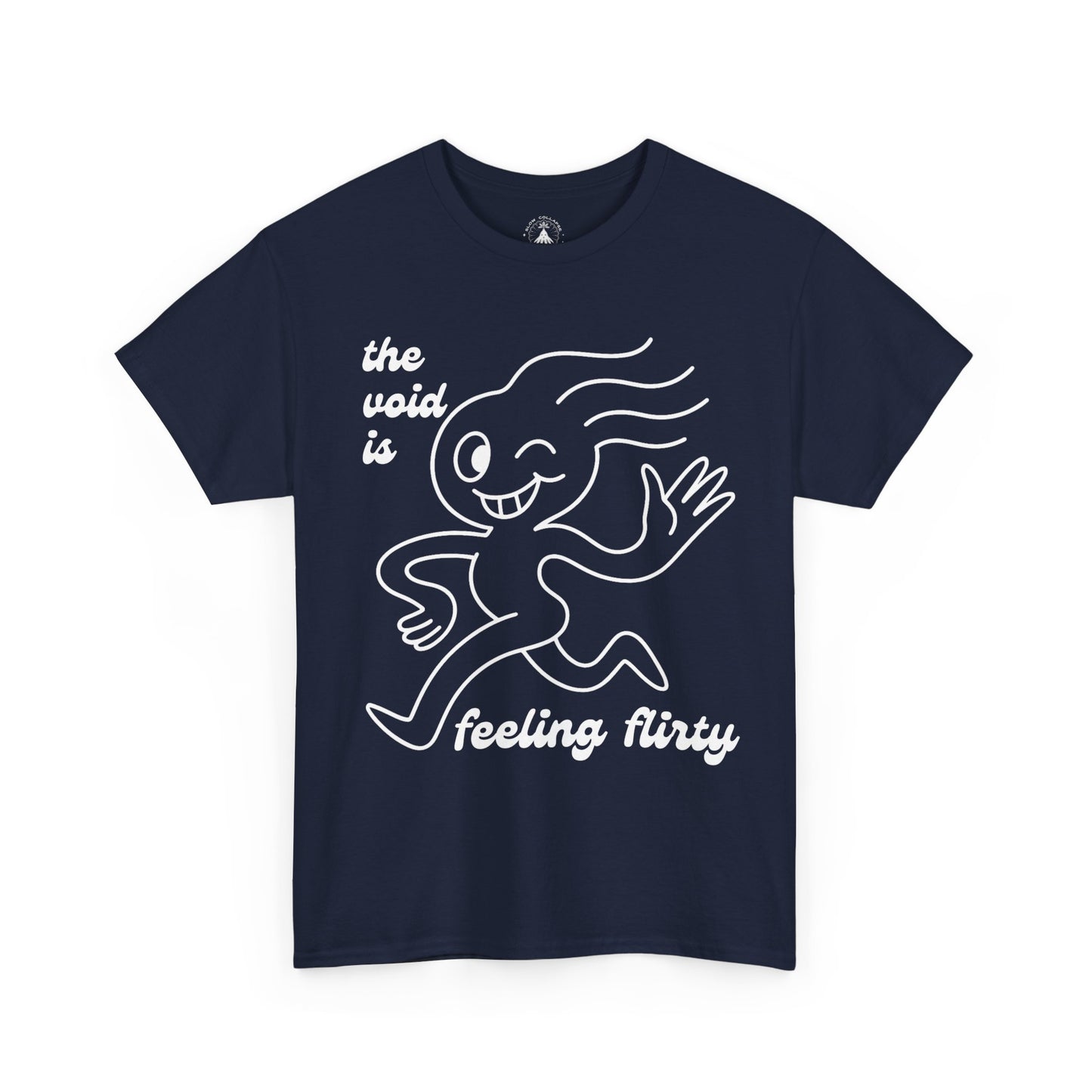 Flirty Void - Tee Shirt White Ink