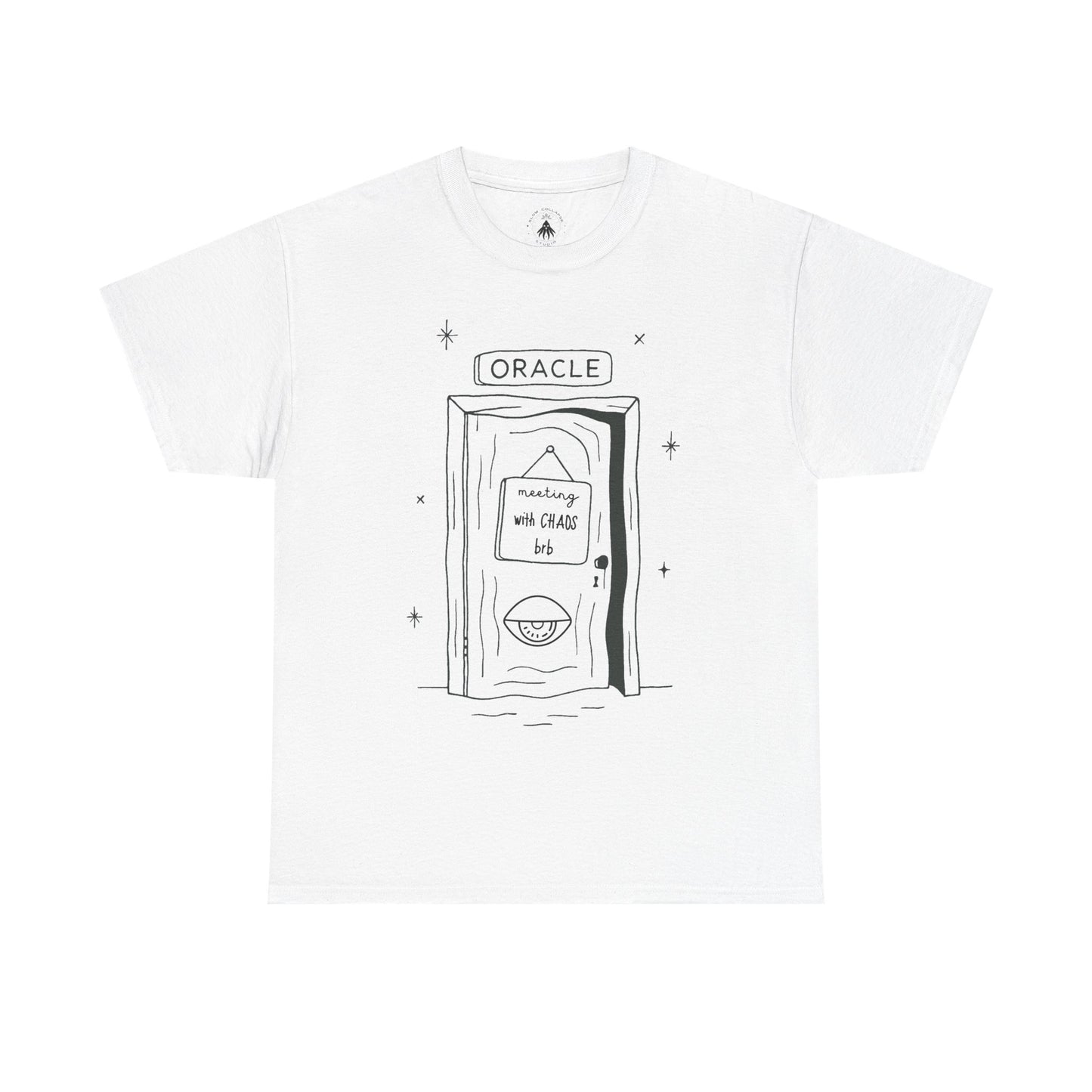 Oracle Meeting with Chaos - Tee Shirt Black Ink