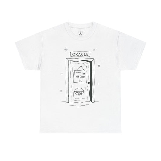 Oracle Meeting with Chaos - Tee Shirt Black Ink