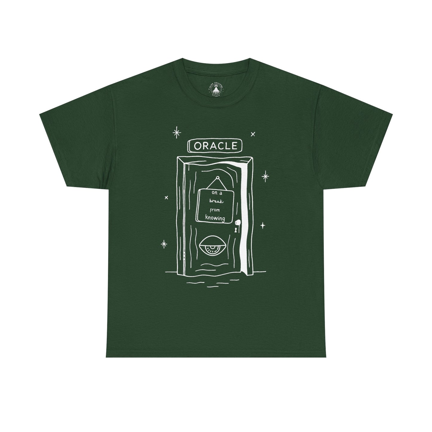 Oracle on a Break - Tee Shirt White Ink