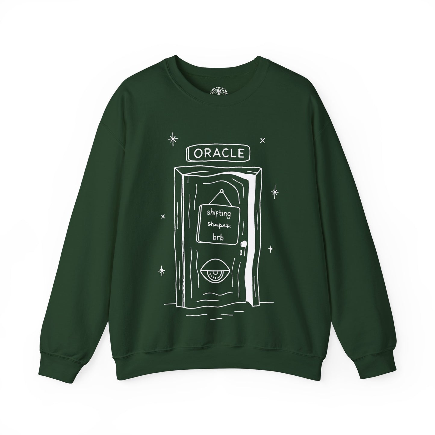 Oracle Shifting Shapes - Sweatshirt White Ink
