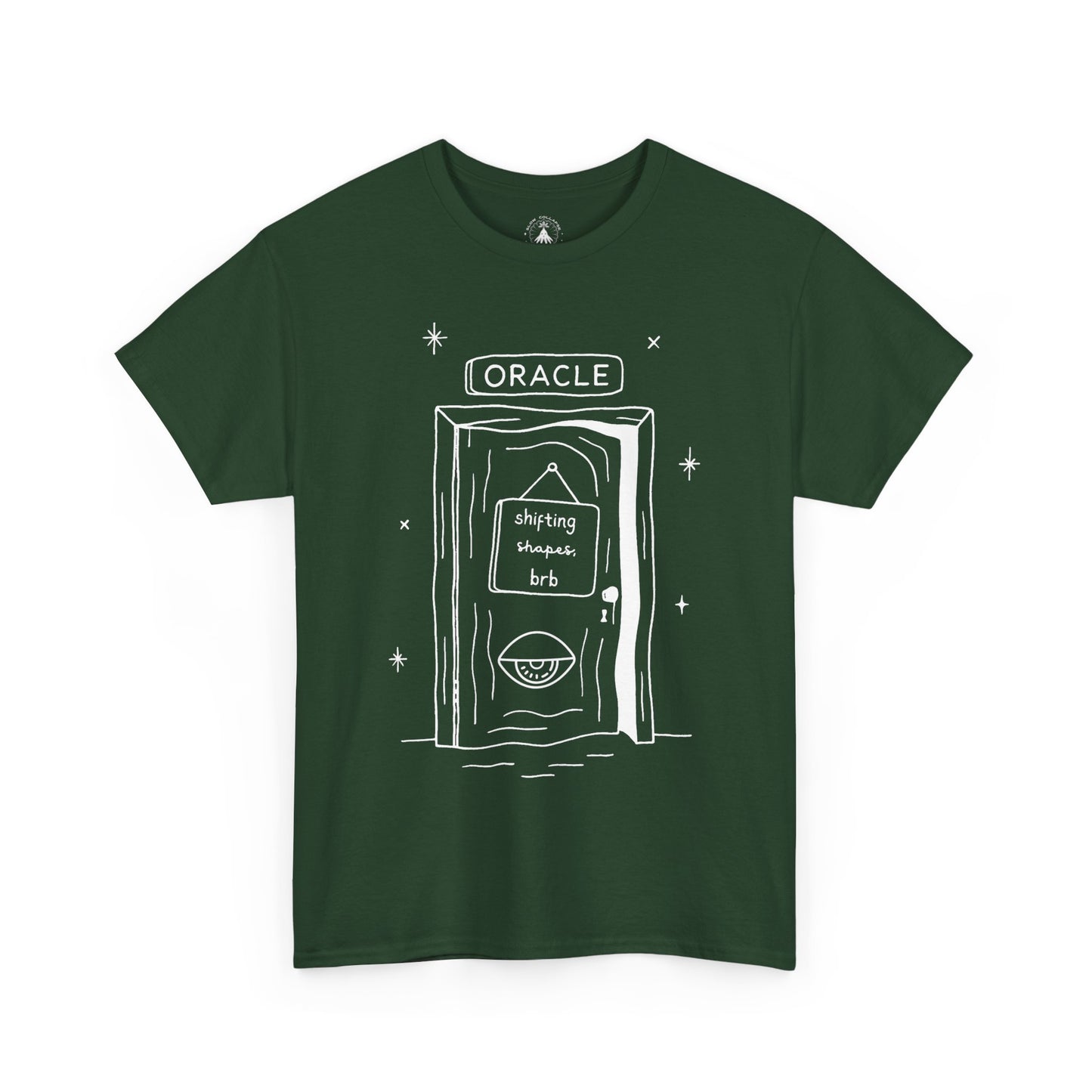 Oracle Shifting Shapes - Tee Shirt White Ink