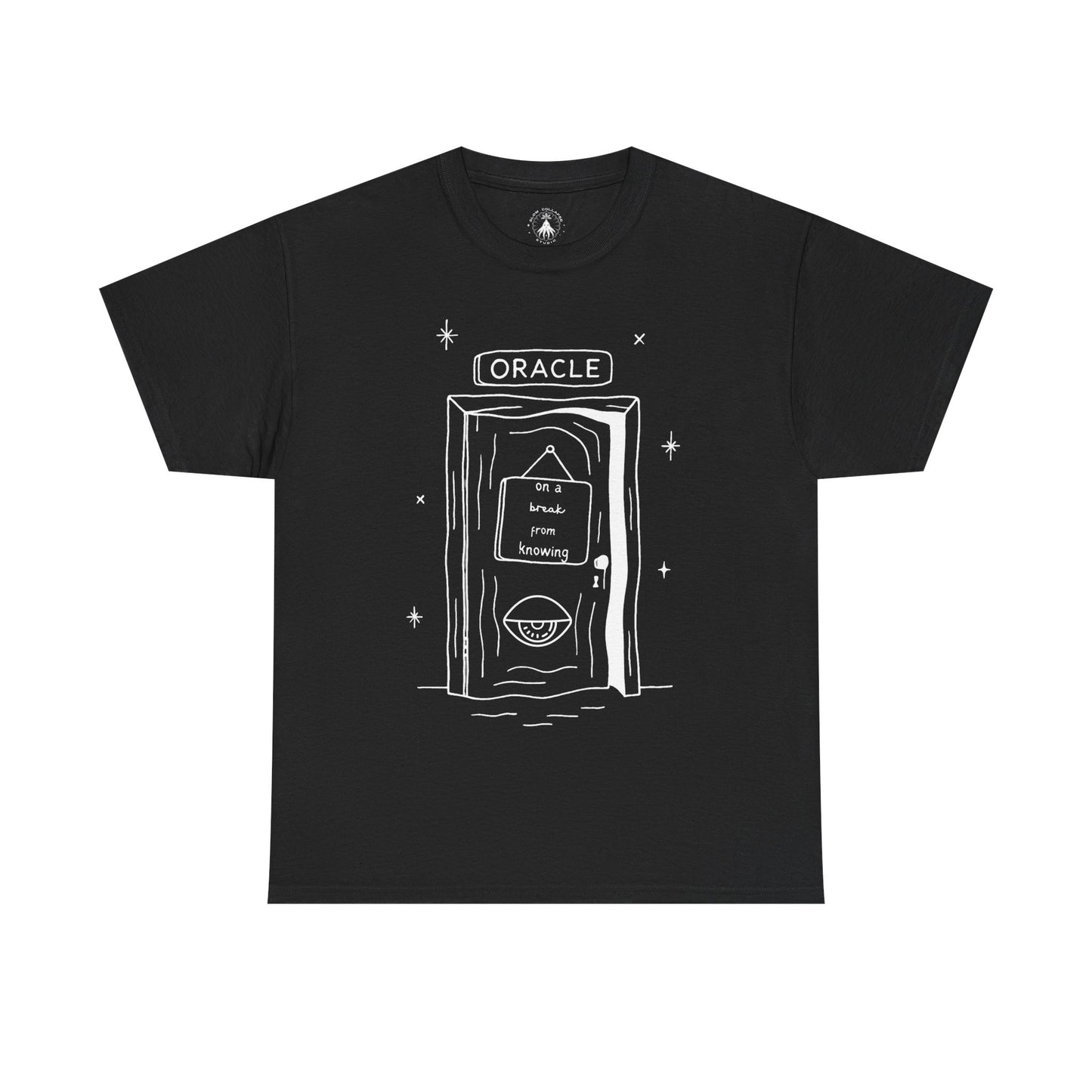 Oracle on a Break - Tee Shirt White Ink