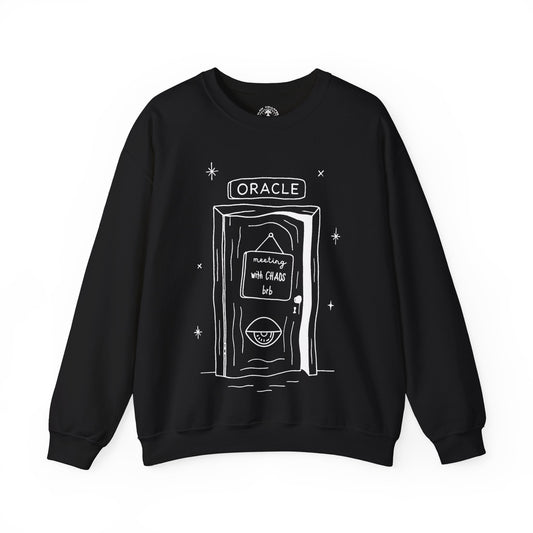 Oracle Meeting with Chaos - Sweatshirt White Ink
