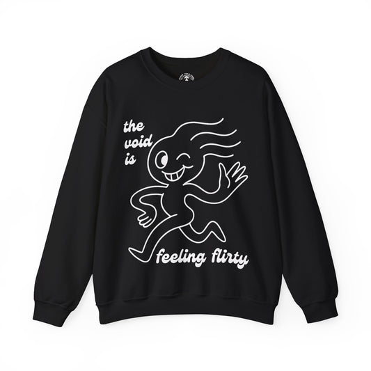 Flirty Void - Sweatshirt White Ink