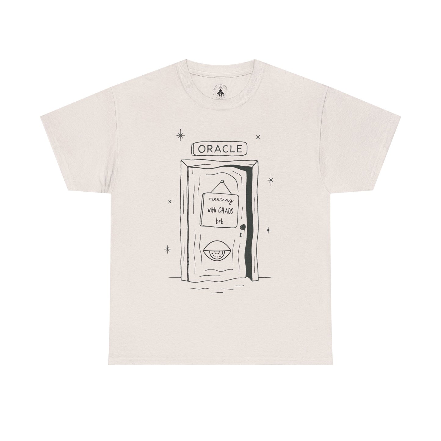 Oracle Meeting with Chaos - Tee Shirt Black Ink
