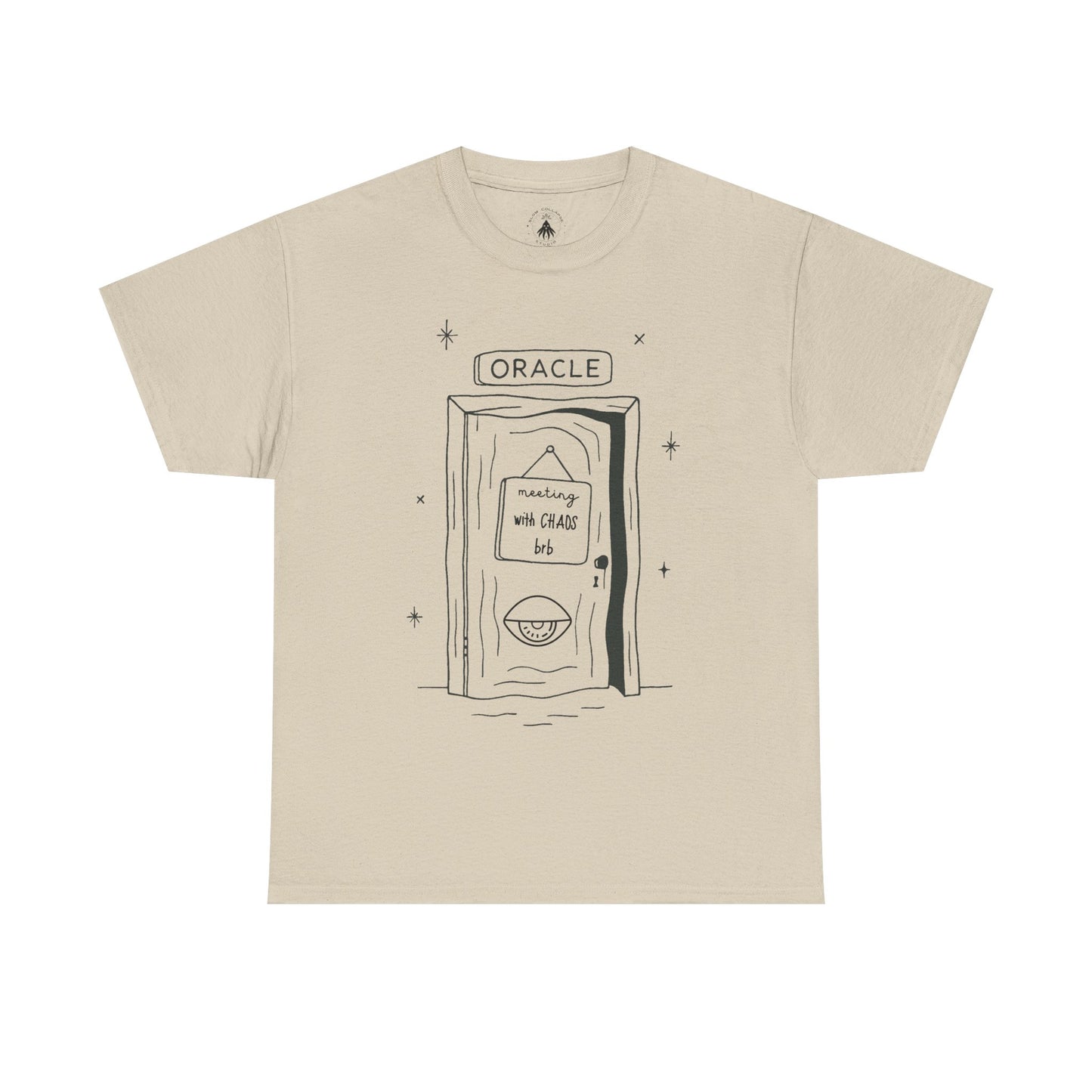 Oracle Meeting with Chaos - Tee Shirt Black Ink