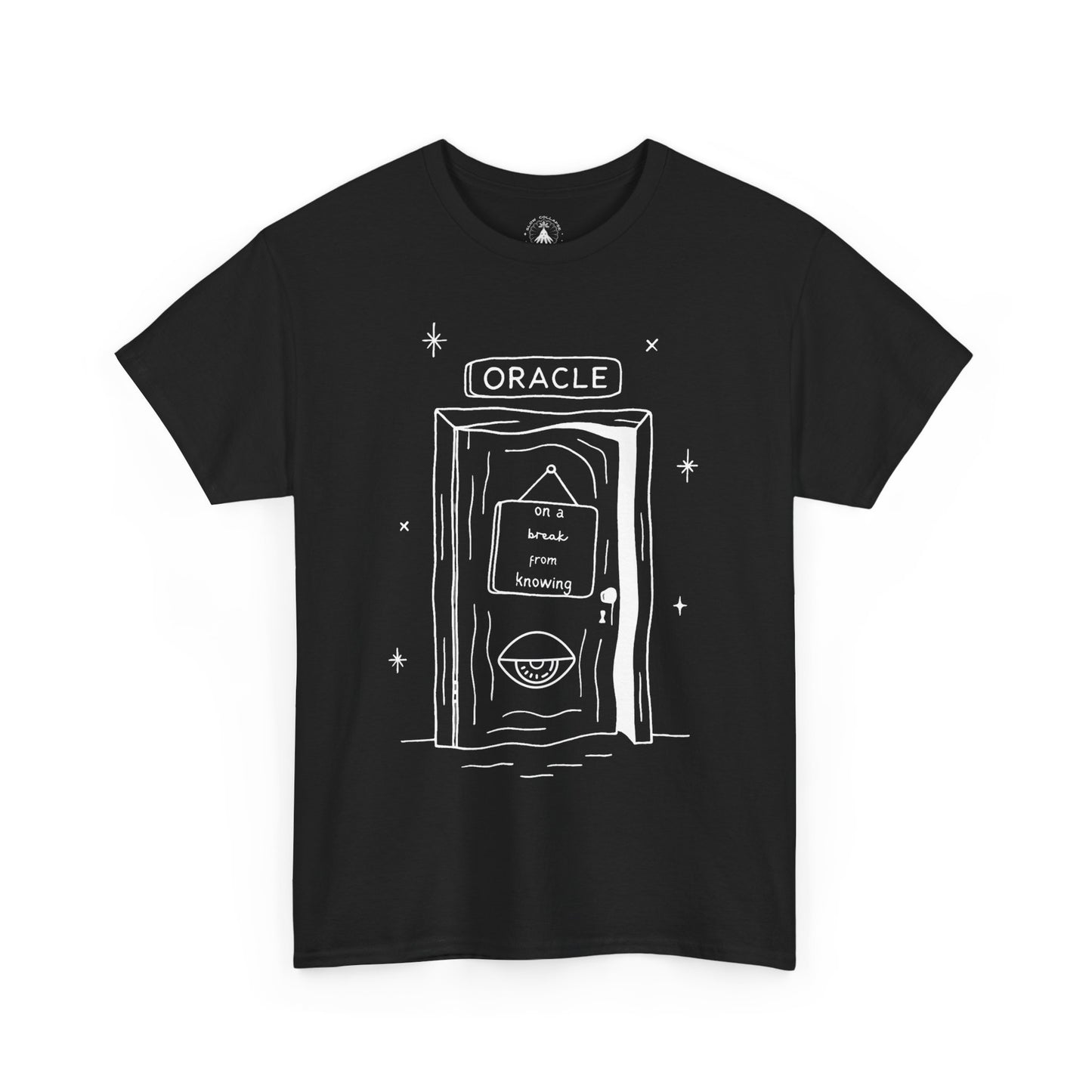 Oracle on a Break - Tee Shirt White Ink