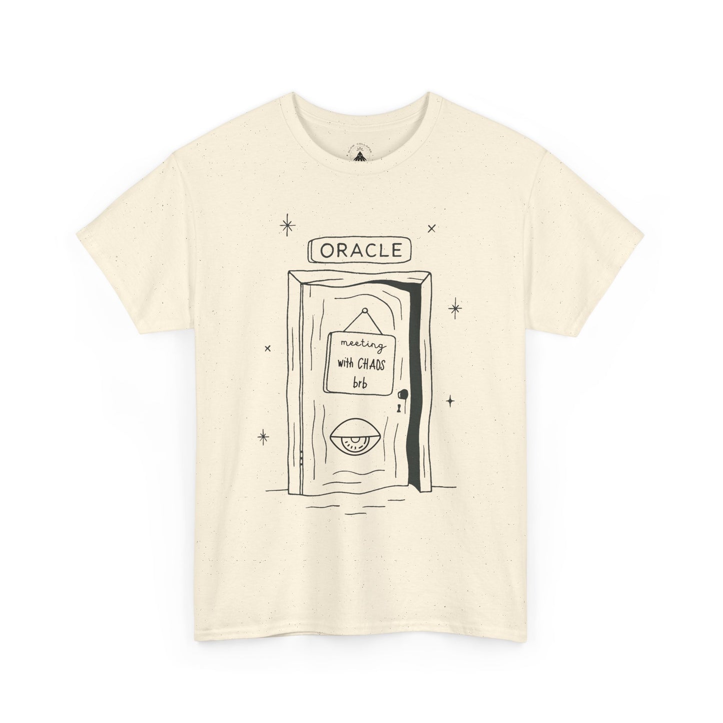 Oracle Meeting with Chaos - Tee Shirt Black Ink