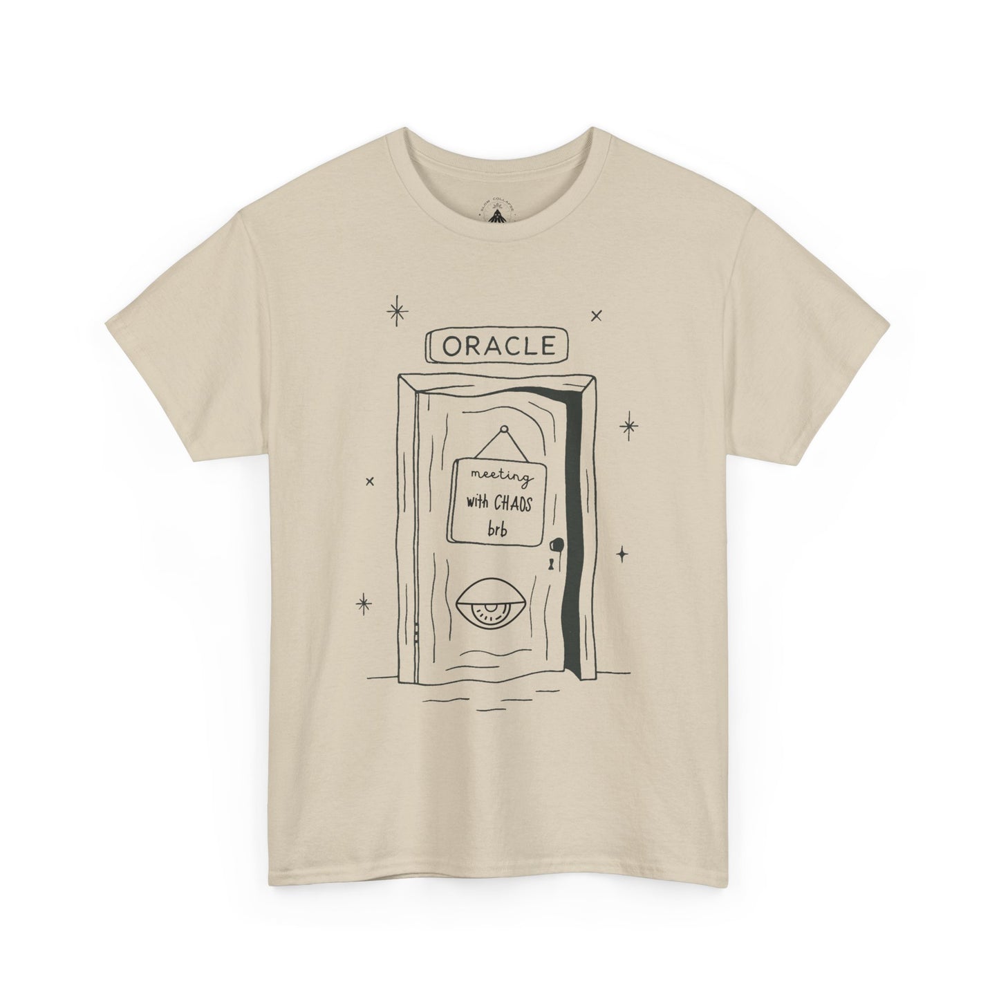Oracle Meeting with Chaos - Tee Shirt Black Ink