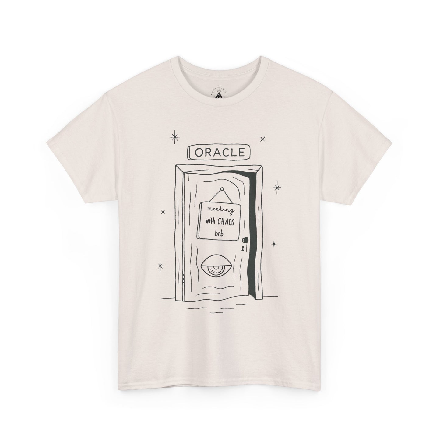 Oracle Meeting with Chaos - Tee Shirt Black Ink