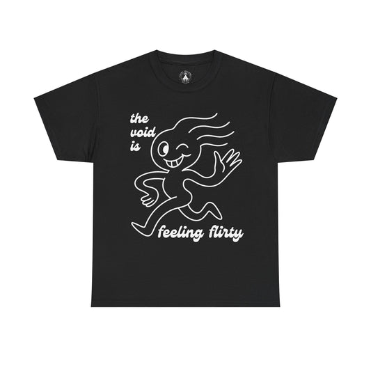 Flirty Void - Tee Shirt White Ink
